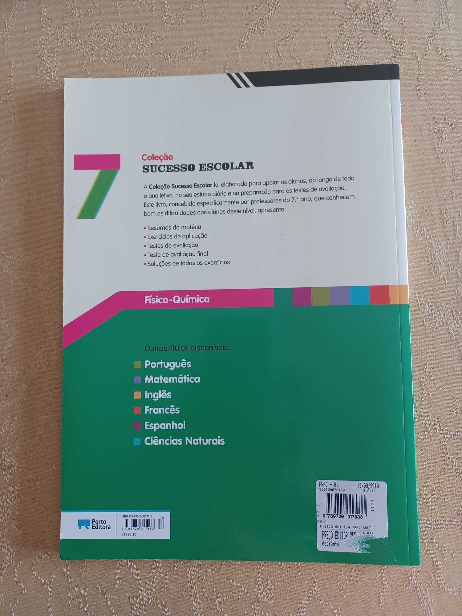 Sucesso Escolar - Físico - Química - 7.º Ano (NOVO)