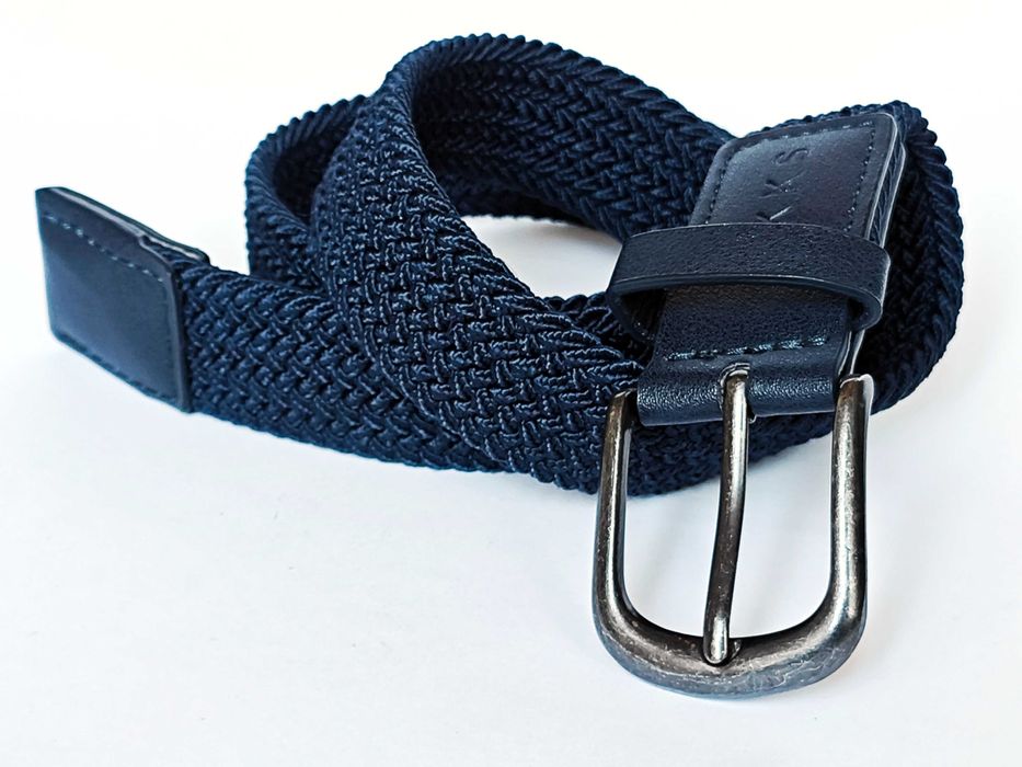 Cinto elástico azul escuro para criança da marca IKKS, Novo
