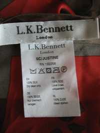 L.K. BENNETT Baaardzo duża chusta jedwabna szal jak nowy.