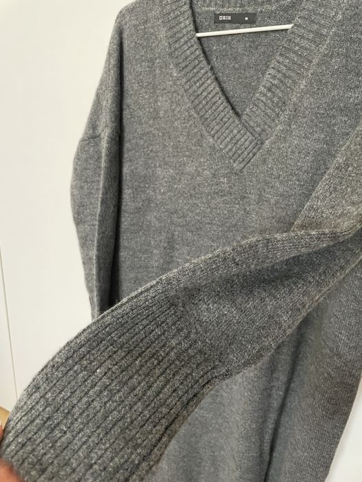 Big Star Dlugi Sweter M/38 Szary Tunika Nowy