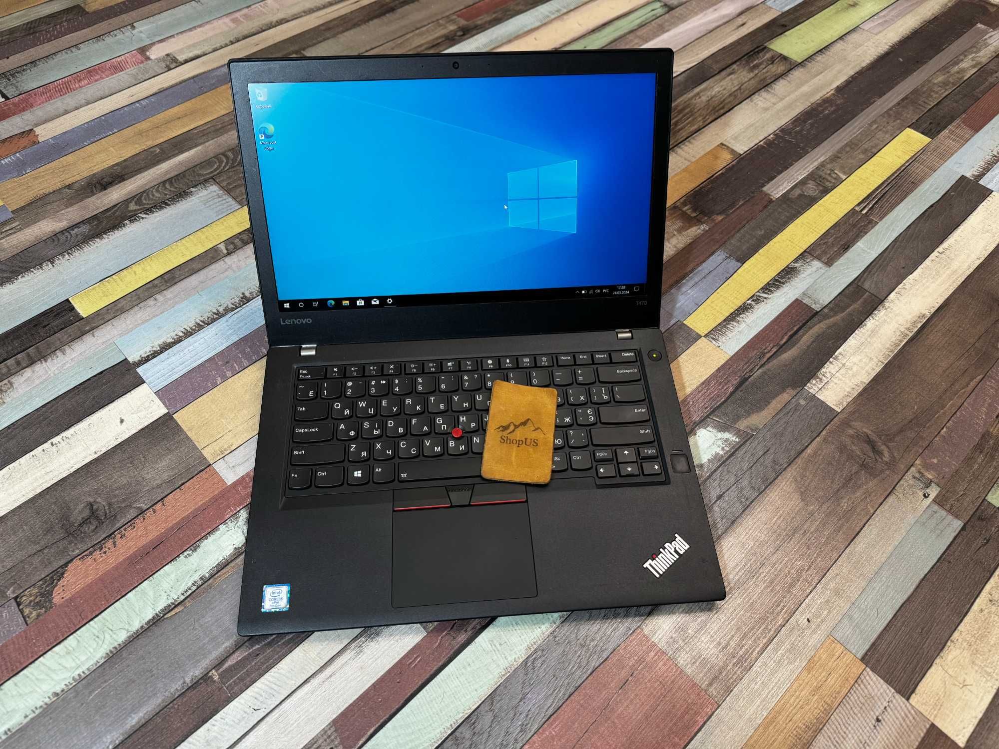 Ультрабук Lenovo ThinkPad T470 i5-7300 16/256gb FullHD IPS ShopUS