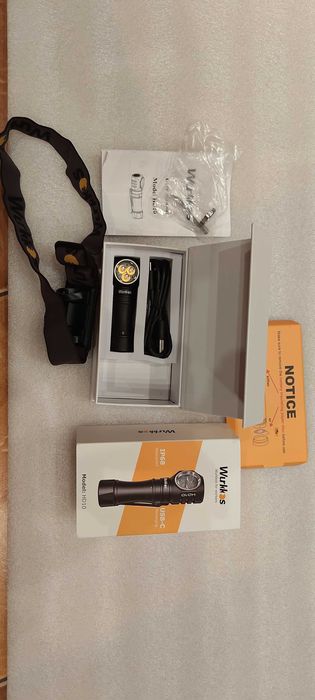 Latarka Wurkkos HD10 anduril 2 czołówka ogniwo 14500 - NOWA