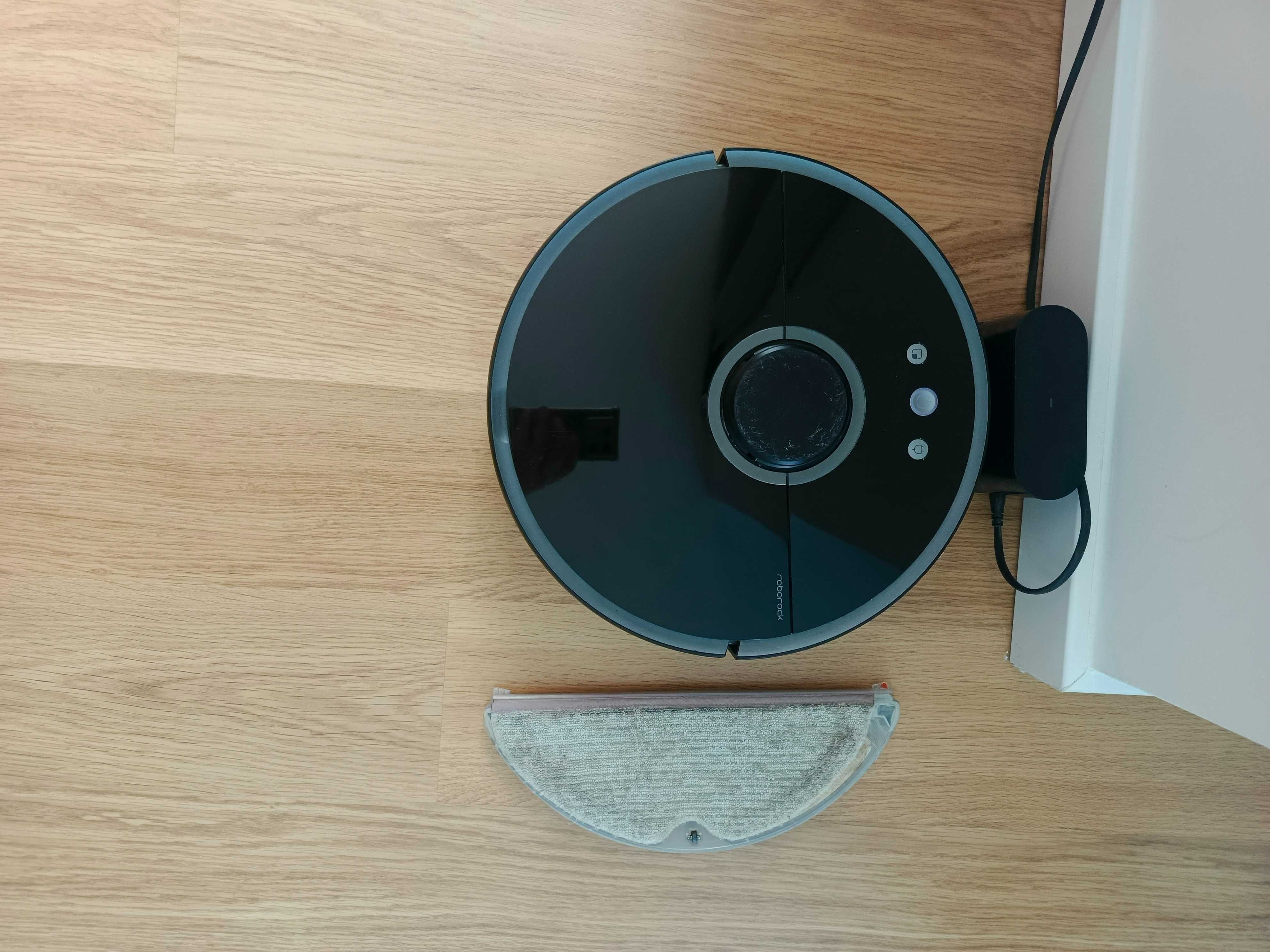 Roborock S50 S52 Czarny funkcja mopowania Wi-Fi aplikacja.