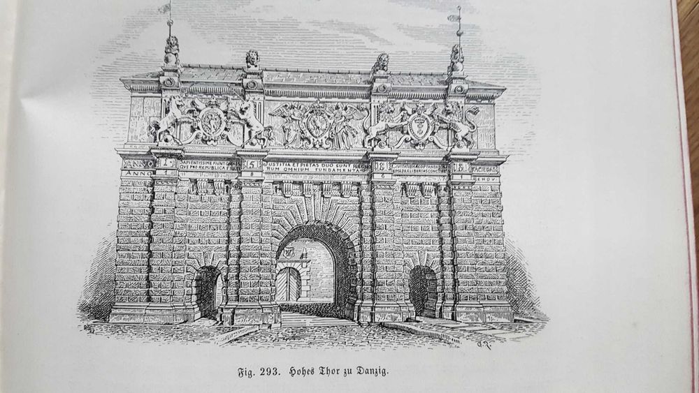 Architektura Budownictwo - Geschichte Deutsche Baukunst :: wyd. 1886