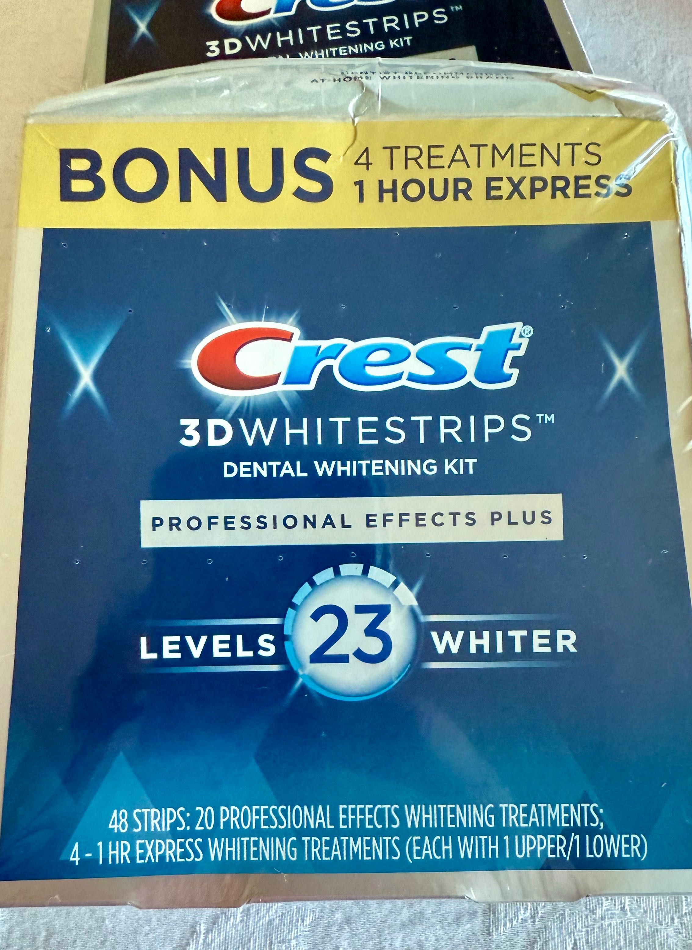 Paski wybielające zęby Crest 23 Levels oryginalne z USA