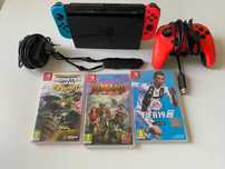 Nintendo switch com acessórios