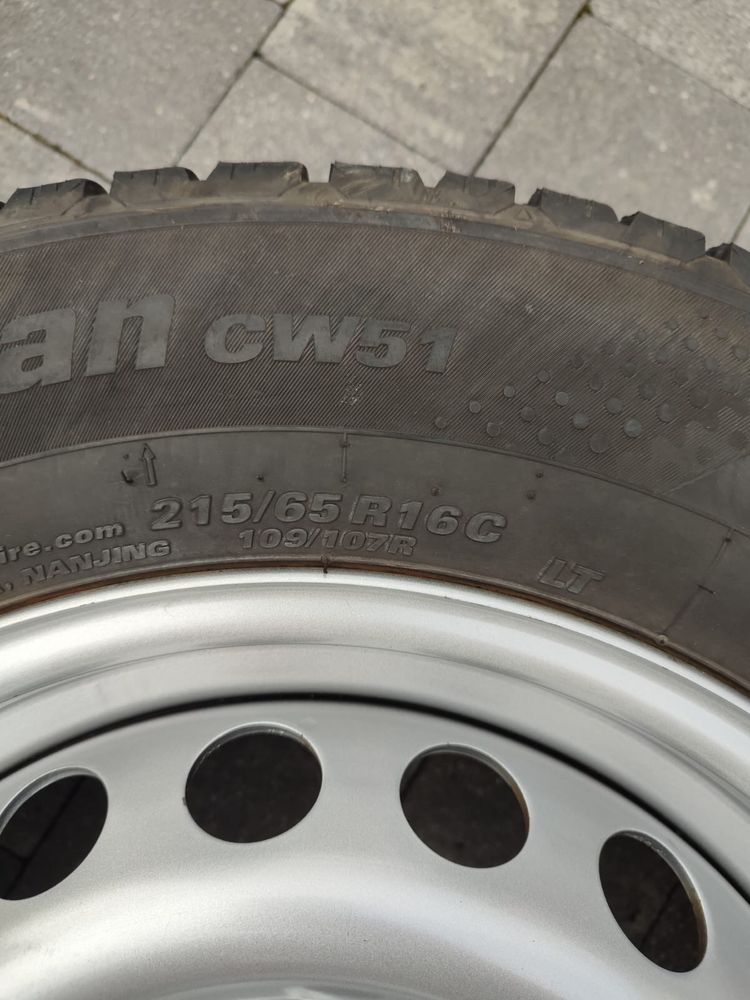 Felgi stalowe z oponami zimowymi Ford Transit/Custom 16 cal