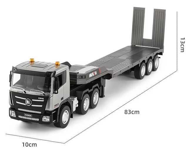 Вантажівка на радіокеруванні Huina з причепом / на радиоуправлении