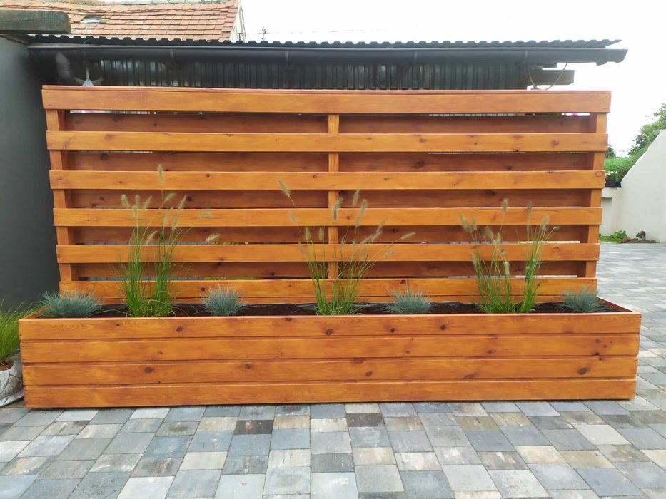 Pergola kwietnik donica ogrodzenie drewniane na zamówienie