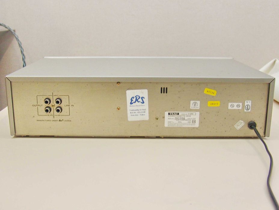 ТОП Кассетная дека TEAC V-2RX *DBX. 3 головы (сквозной канал)