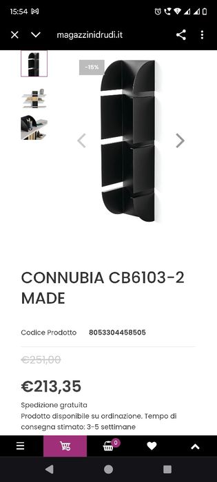 Markowy regał stelaż półki metalowe stabilne czarne CONNUBIA CB6103