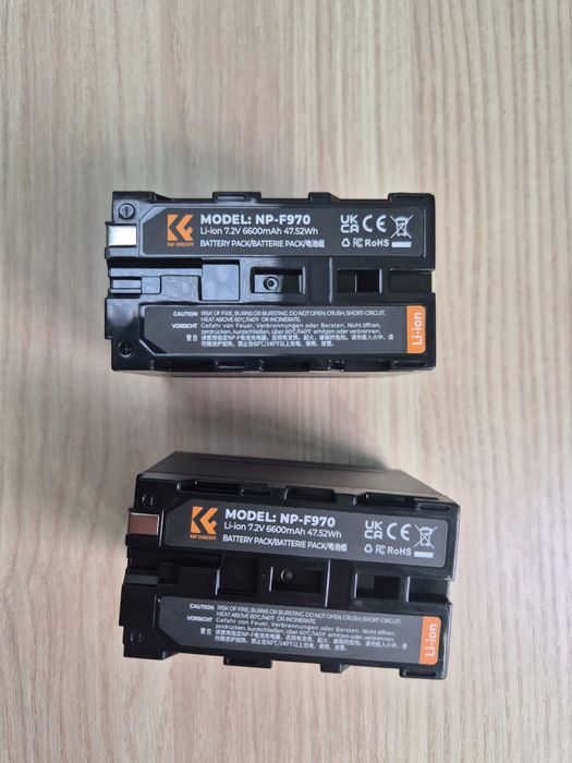 Акумулятори NP-F970 6600 мАh 2шт. + зарядка