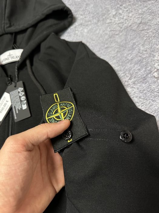 Чорна Зіп Stone Island | Аунтефік ОЛХ ДОСТАВКОЮ!