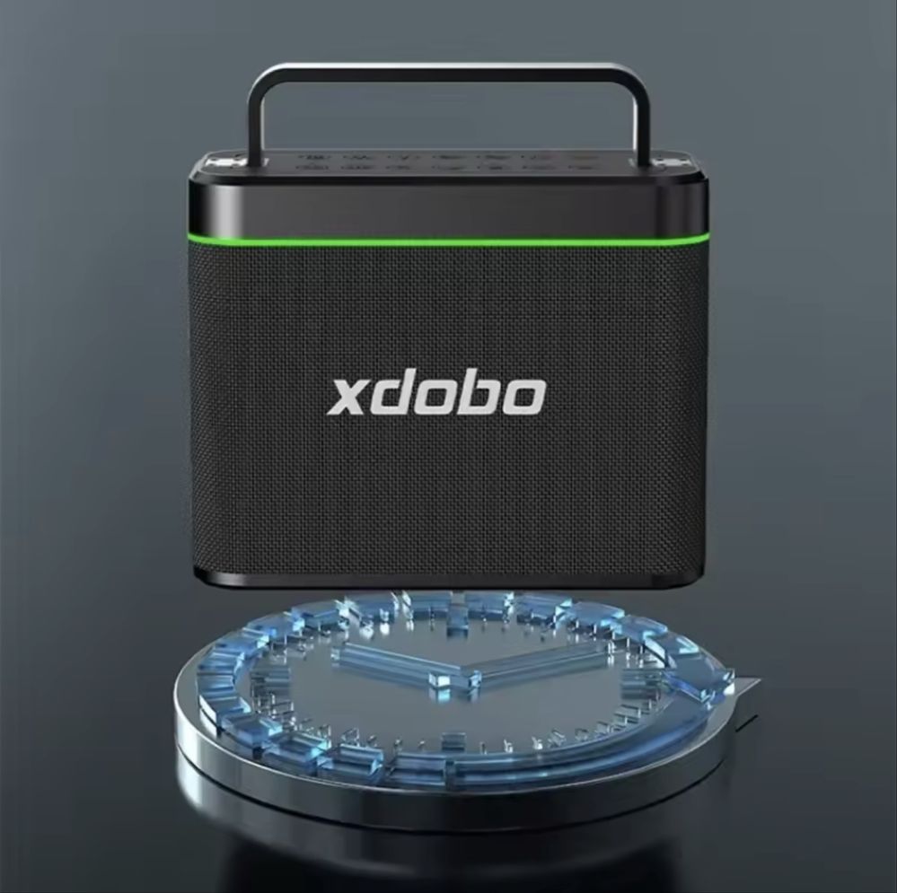 Портативна акустика колонка Xdobo Truth 200W BT5.3 +2 мікрофона