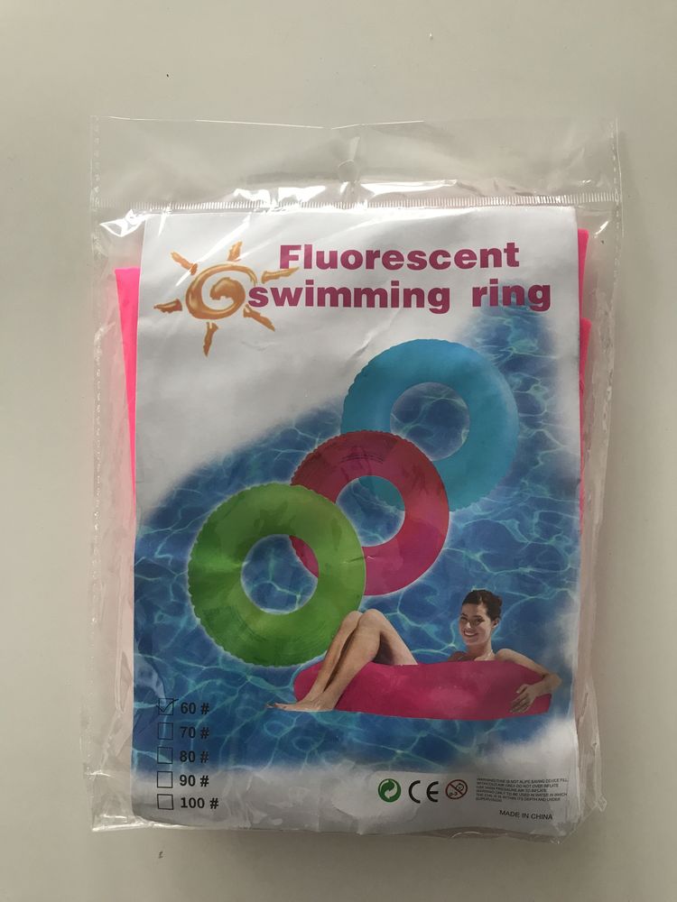 Koło fluorescencyjne do kąpieli dla dzieci