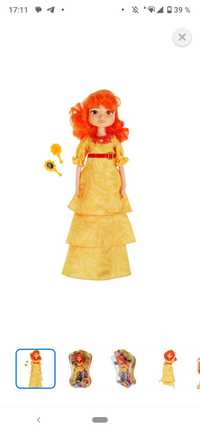 Кукла царевна Варя в бальном платье