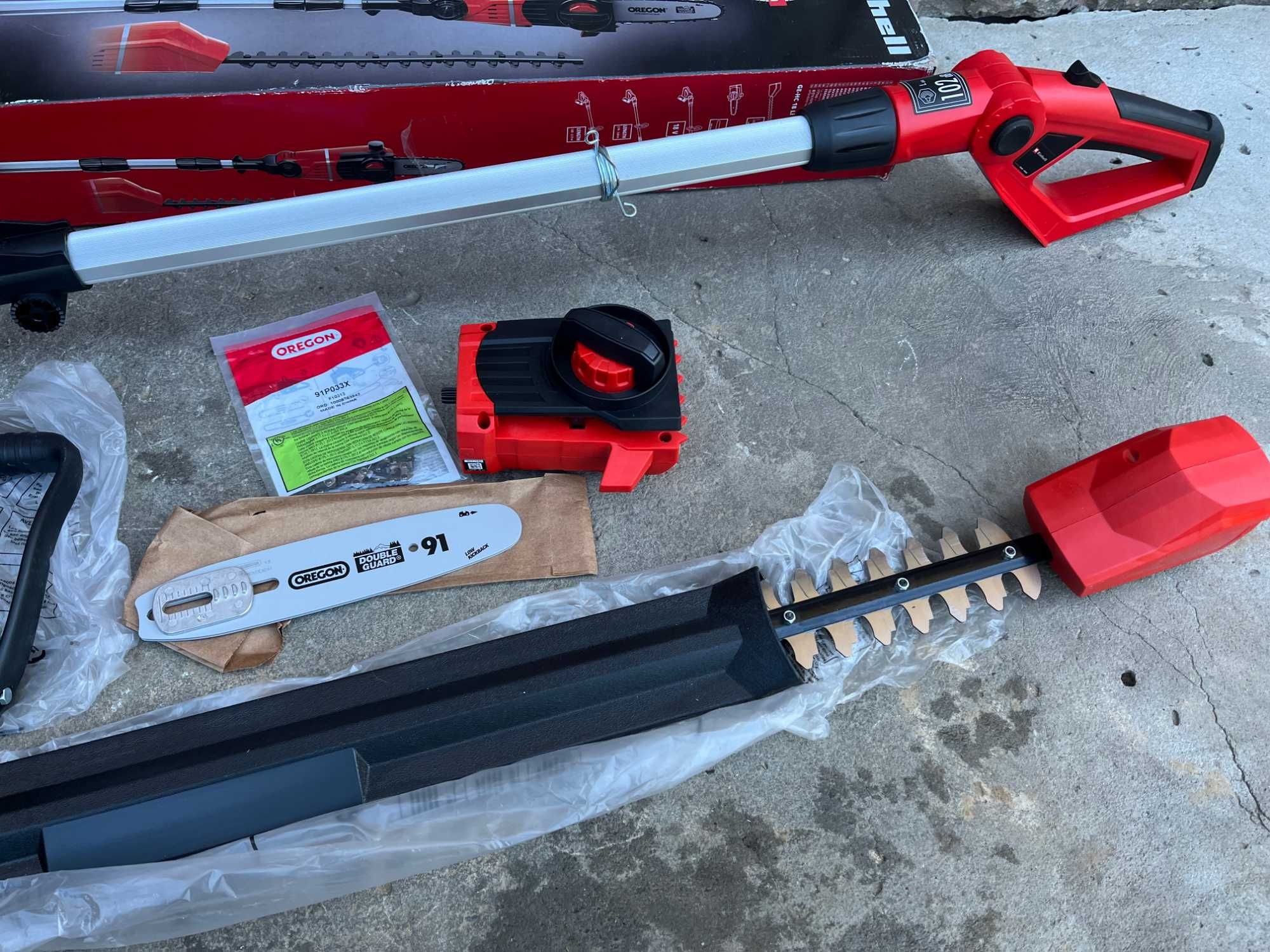 Кусторез + ПИЛА Einhell GE-HH 18/45 Li T-Solo бу без аку і зарядки