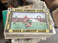 Stara gra piłkarzyki . Lata 80. Retro .vintage. table soccer game