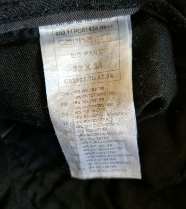 Джинси чоловічі Carhartt розмір W32 L34 Original