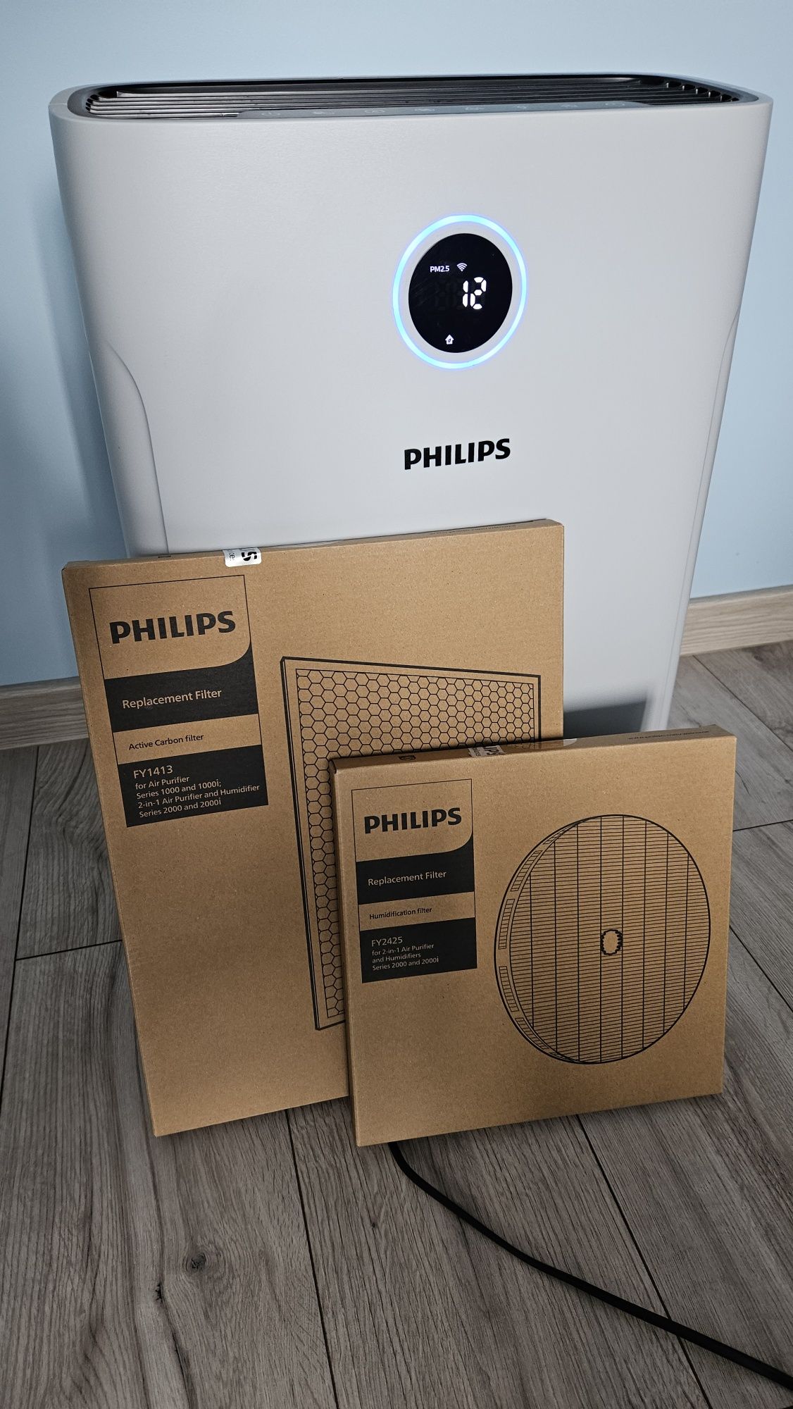 Oczyszczacz i nawilżacz powietrza 
Philips AC2729/13 NOWE FILTRY