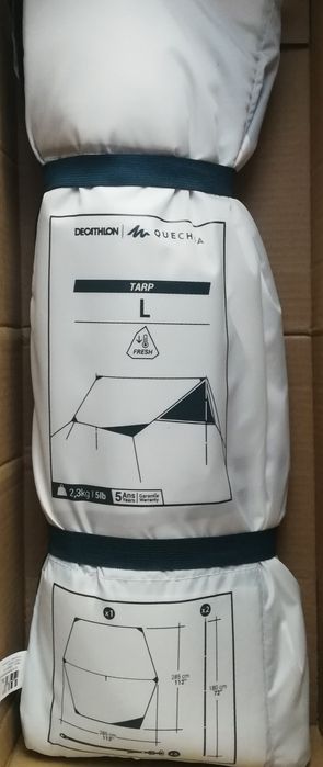 Płachta biwakowa tarp Quechua Fresh L