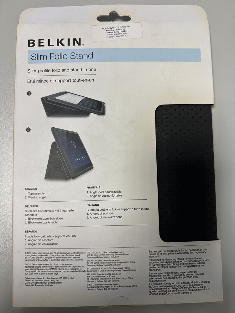 Capa Tablet 10.1” Belkin - F8N622Ebc00