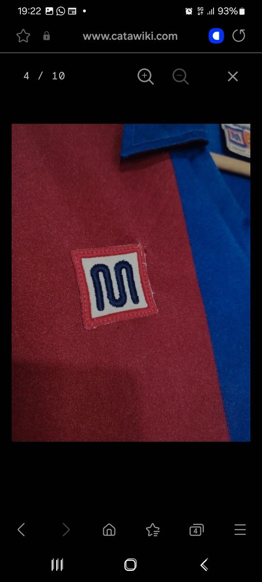 Camisola de jogo do quini do barcelona   artilheiro do campeonato.