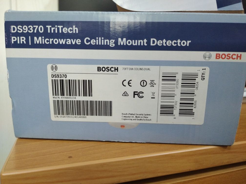 Продам Панорамный микроволновой детектор BOSCH DS9370
