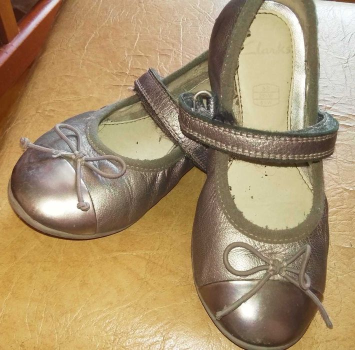 Балетки на девочку 15,5 см стелька кожа Кларкс