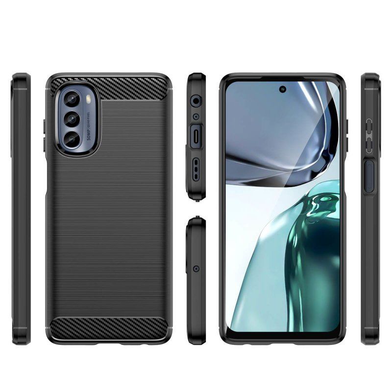 Carbon Case Mocne Elastyczne Etui Do Motorola Moto G62 5G