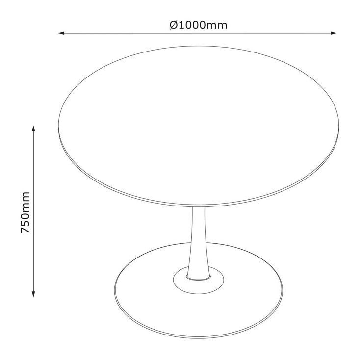 Stół okrągły 100cm