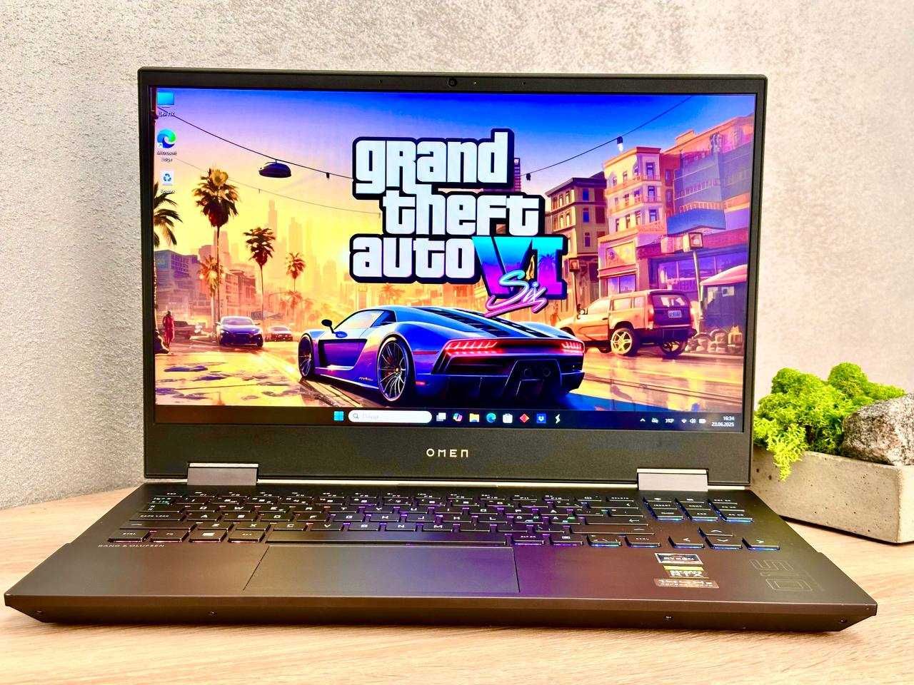 ігровий Ноутбук HP OMEN RYZEN 7-4800H/16 ddr4/512/RTX2060 6GB/0% ЗНОСУ
