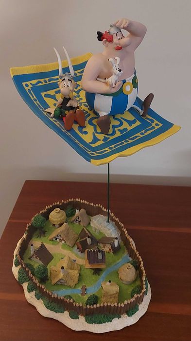 Cenário de Asterix em resina. Raro