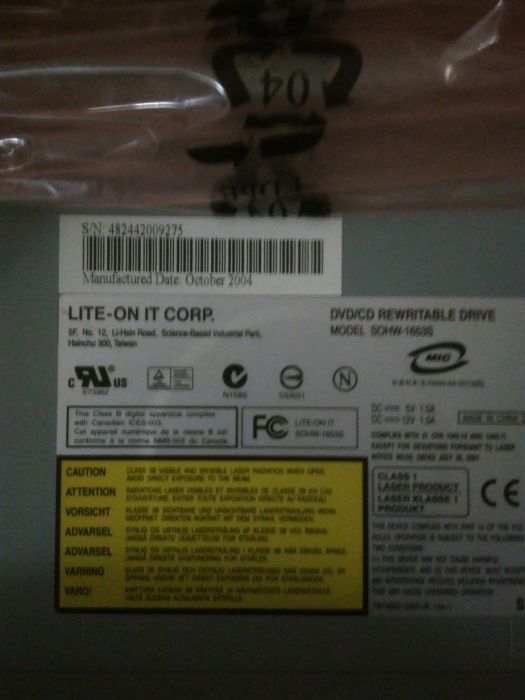 Liteon nagrywarka dvd 16x