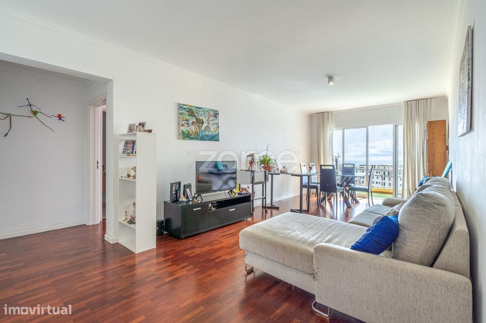 Apartamento T3 | Varanda vista Jardim/Mar | Zona Ajuda - S. Martinho