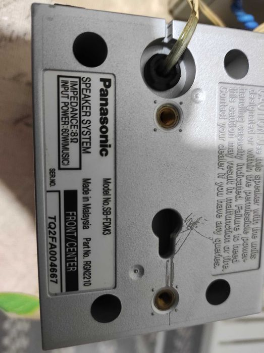 cinco colunas 60W cada uma em alumínio