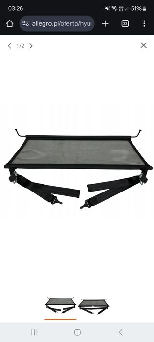 Siatka bagażnika Hyundai i30 2017-