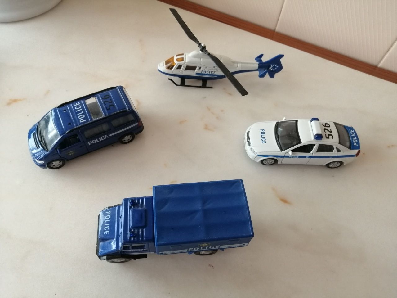 Carros da Polícia em miniatura