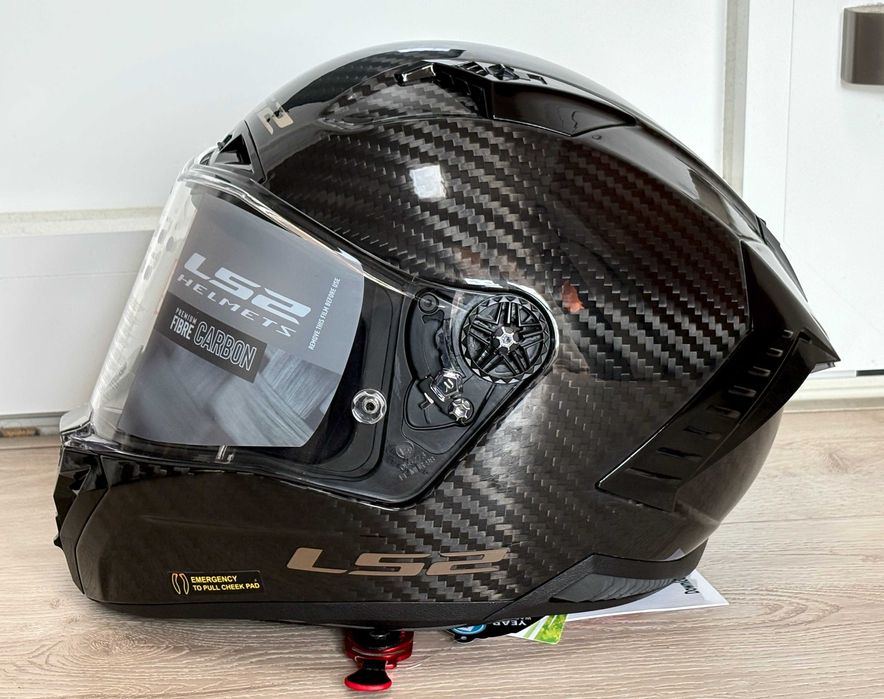 Capacete LS2 Thunder Carbon NOVO (30% Desconto) EXTRAS. Tam M-L-XL