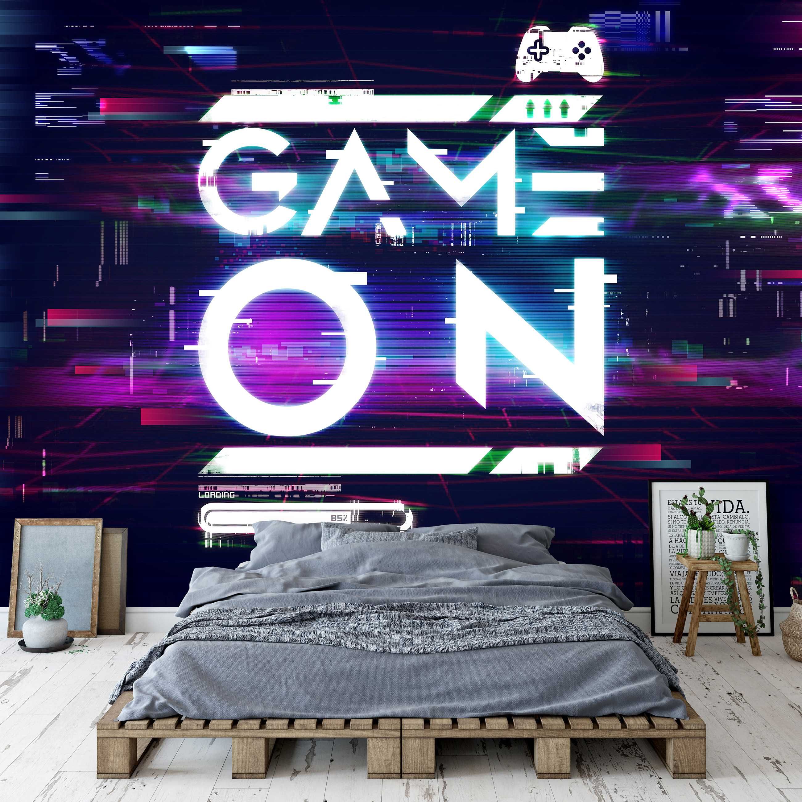 Fototapeta Game On Dla Gracza 3D Na Twój Własny Rozmiar + KLEJ