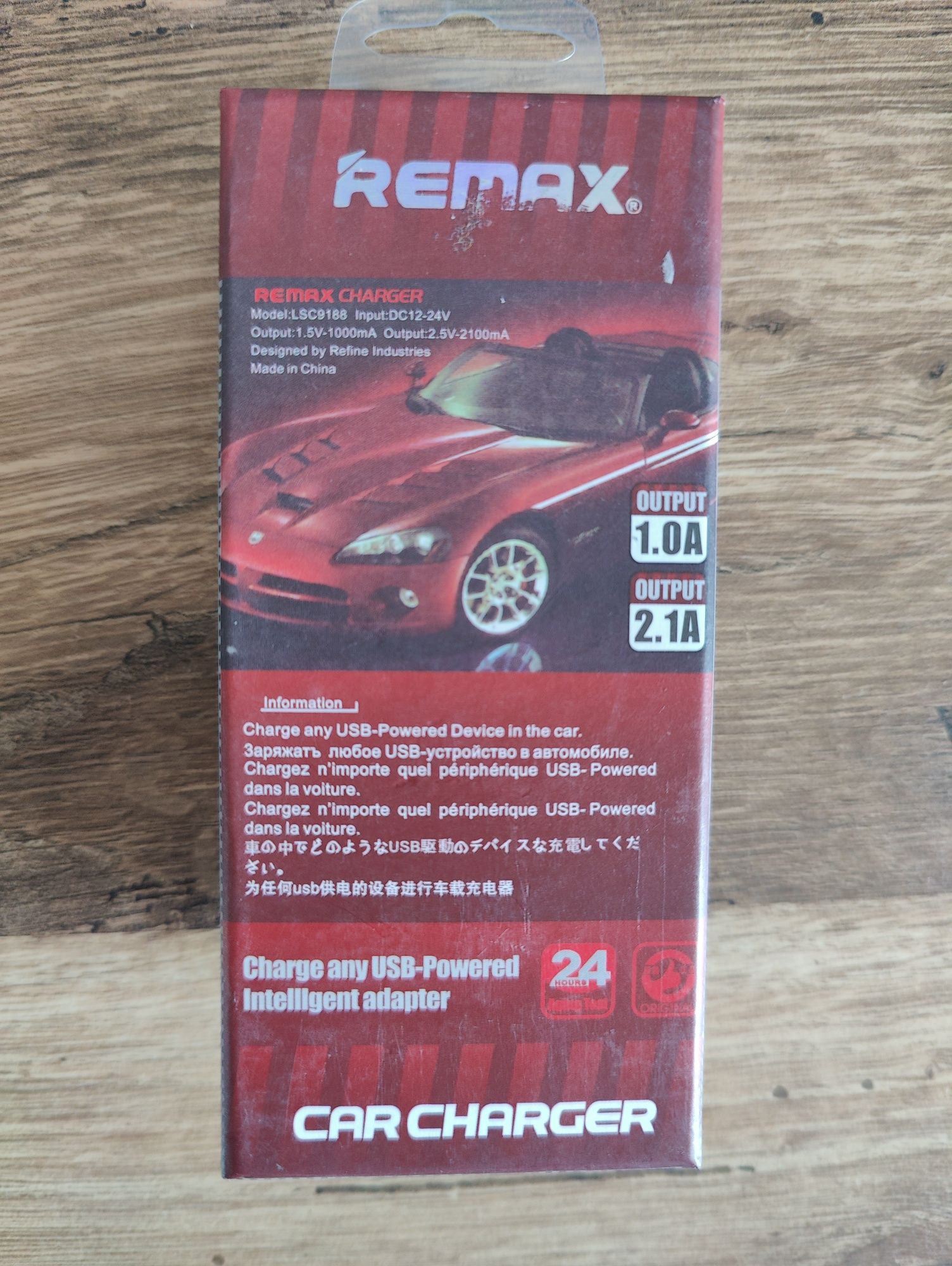 Автомобильное зарядное устройство USB в прикуриватель Car Remax