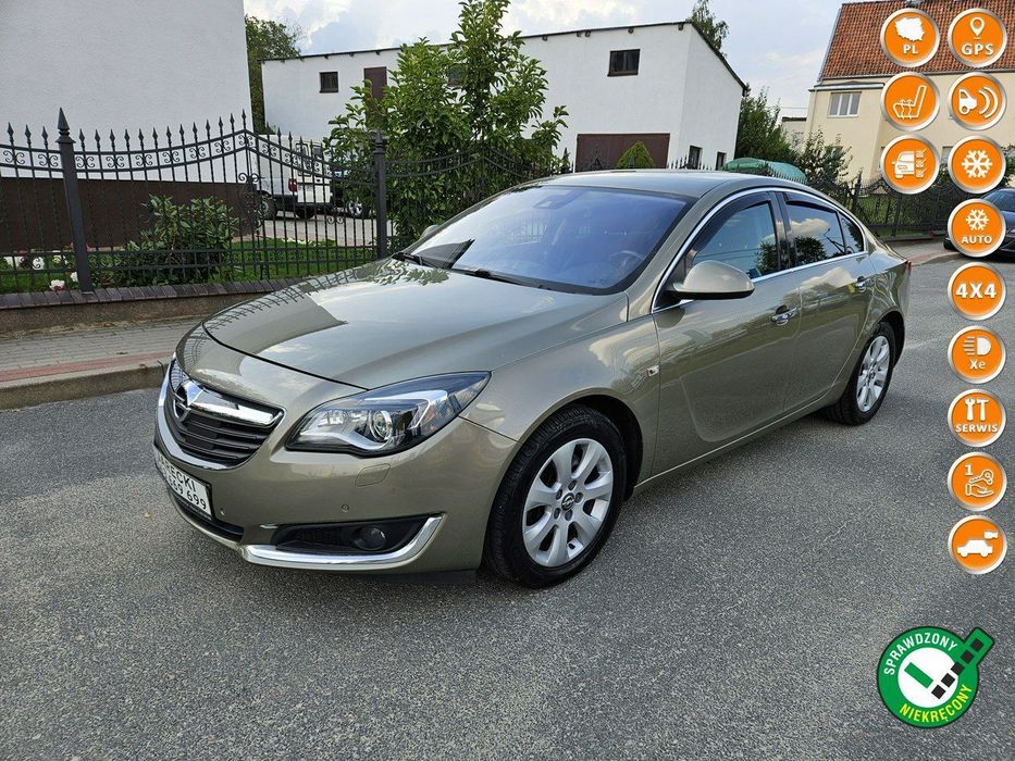 Opel Insignia Opłacona Zadbana Serwisowana Bogata 4X4 LIFT 1 Wł Po Serwisie