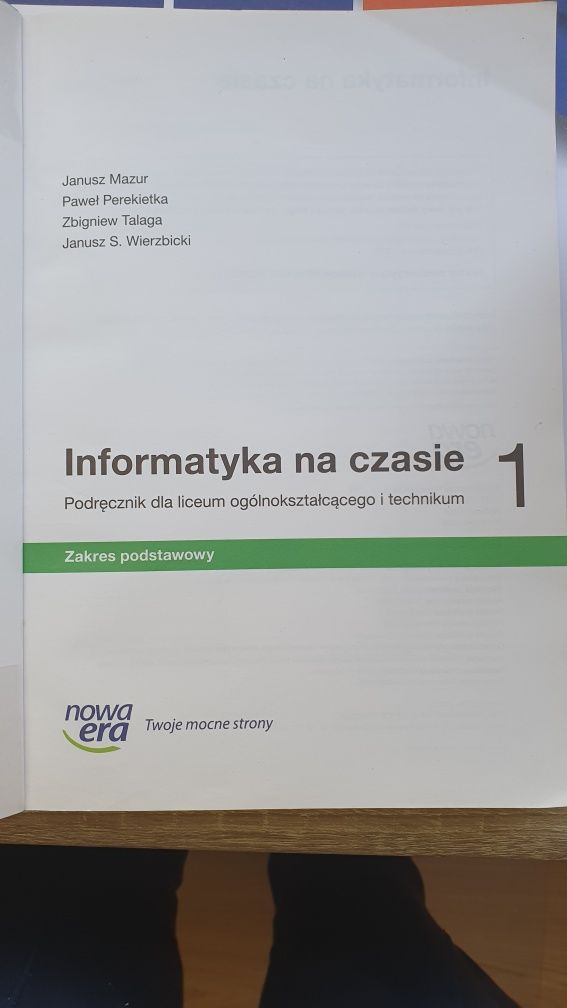 Informatyka na czasie 1 zakres podstawowy