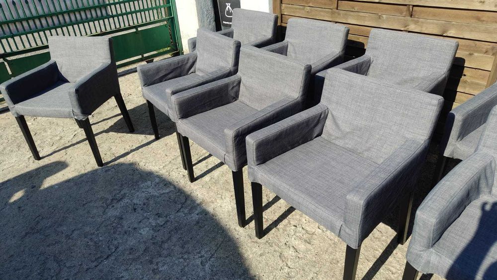 Krzesło IKEA Nils z podłokietnikami zdejmowane pokrowce Dostępne 10