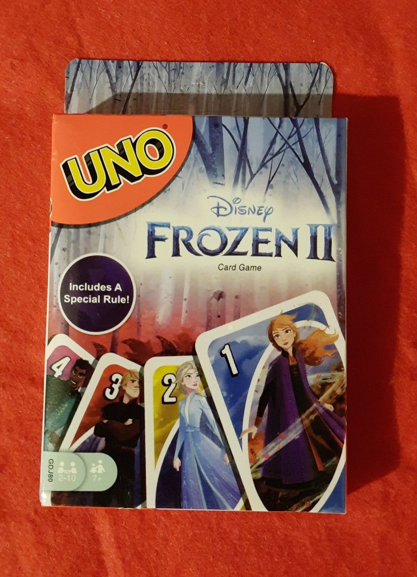 Uno Karty Frozen II Kraina Lodu