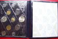 Stare monety Srebro 11szt 1988 Włochy Menniczy Stan