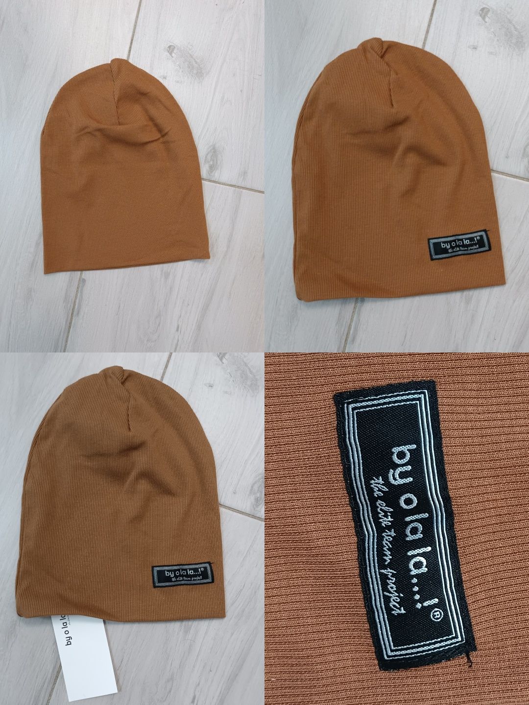Czapka by o la la!  2szt. komplet bawełniane