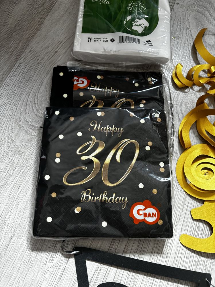 Dekoracje urodziny 30