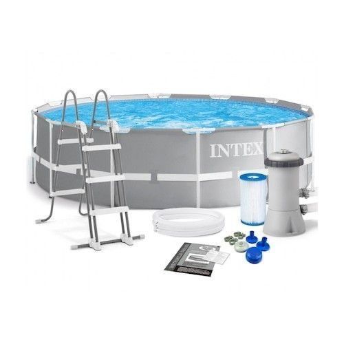 Intex 26718 Каркасний басейн 366 х 122 см Сходи, фільтр-насос,