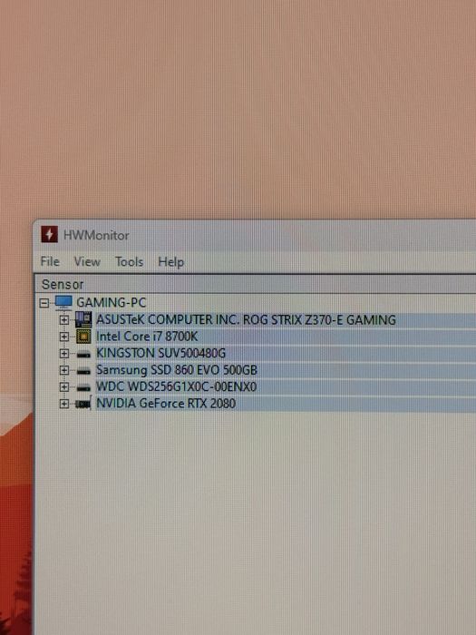 PC i7 8700k + RTX 2080
